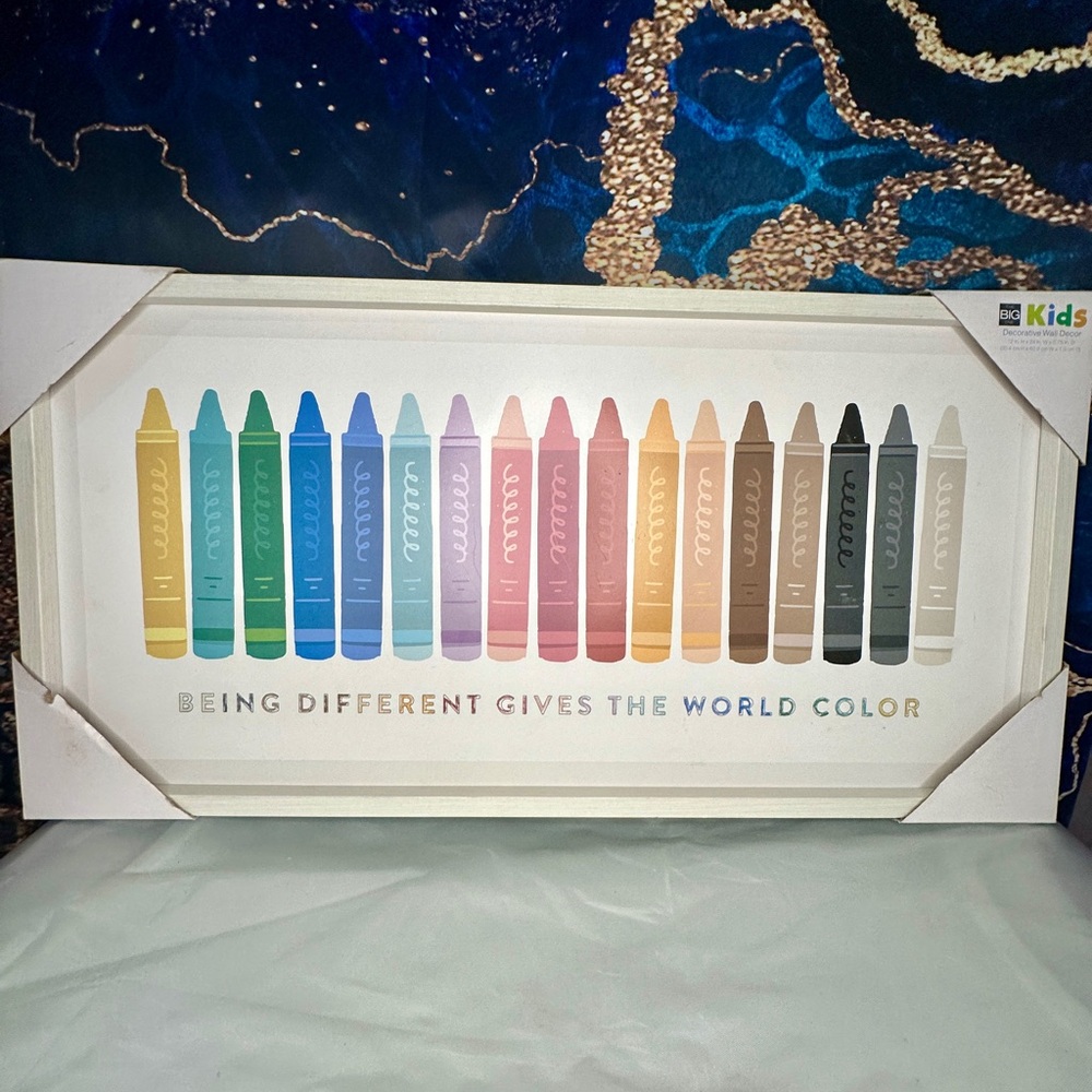 The Big One - KIDS Decorative Hanging Wall Decor - “Being Different..”